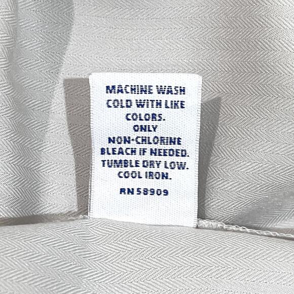 NWT Men’s CARIBBEAN Ivory Short Sleeve Shirt w Embroidered Palm Tree Sz L $89 - Picture 10 of 10